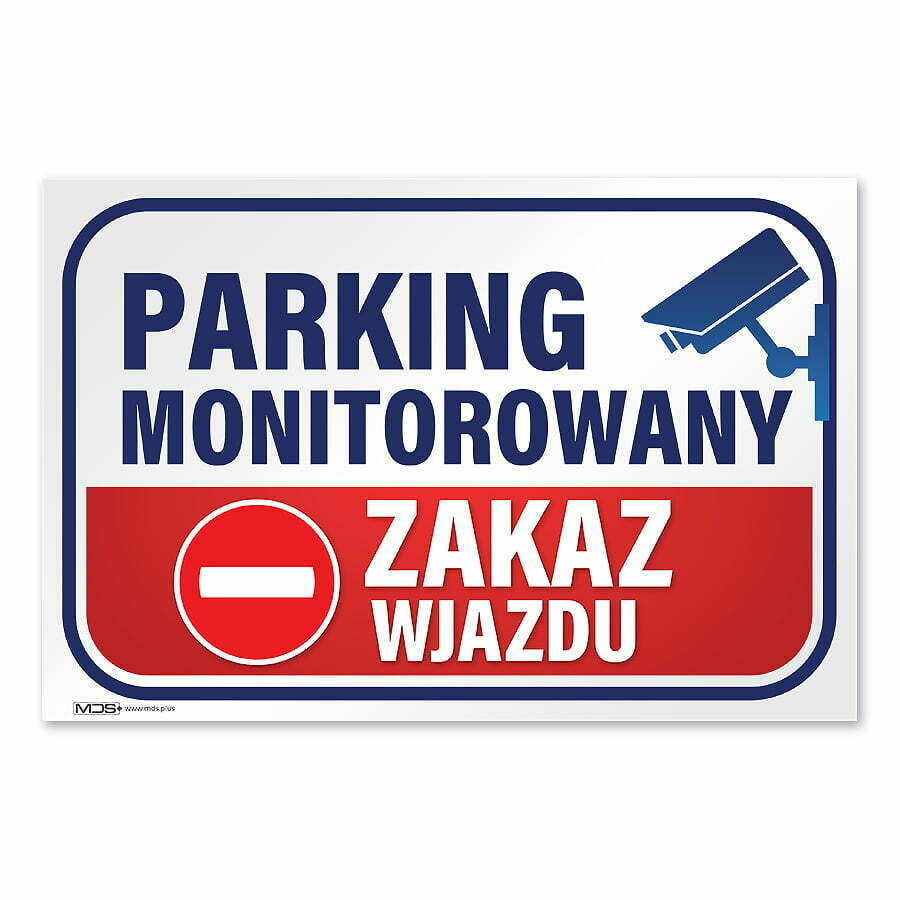 a35d8d70321fad50df9e9d1cfa4dd3f6.jpg Tabliczka parking monitorowany zakaz wjazdu - obrazek 1