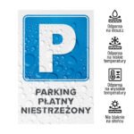 Tabliczka Parking płatny niestrzeżony - obrazek 3
