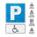 Tabliczka PARKING niepełnosprawnych, inwalidów - obrazek 3