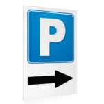 Tabliczka kierunkowa Parking w Prawo