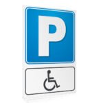 Tabliczka PARKING niepełnosprawnych, inwalidów - obrazek 2