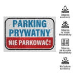 Tabliczka - Parking prywatny Nie parkować - obrazek 3
