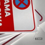 Tabliczka Zakaz Parkowania - Brama wjazdowa - obrazek 4