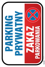 Tabliczka Parking prywatny Zakaz parkowania - obrazek 6