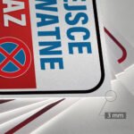 Tabliczka Zakaz parkowania - Miejsce prywatne - obrazek 4