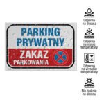 Tabliczka Parking prywatny Zakaz parkowania - obrazek 3