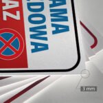 Tabliczka Zakaz parkowania - Brama wjazdowa - obrazek 4