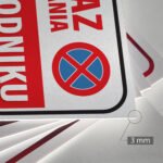 Tabliczka Zakaz Parkowania na Chodniku - obrazek 5