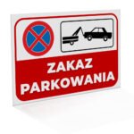 Tabliczka Zakaz parkowania