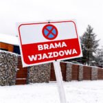 Tabliczka Zakaz Parkowania - Brama wjazdowa - obrazek 3
