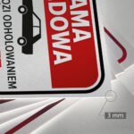 Tablica Informacyjna Brama Wjazdowa - Zastawianie Grozi Odholowaniem Na Twój Koszt - obrazek 3