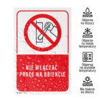 Tabliczka Nie Włączać Prace na Obiekcie - obrazek 4