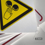 Tabliczka UWAGA ELEMENTY RUCHOME - obrazek 3