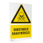 Tabliczka ostrzegawcza - Substancja Rakotwórcza