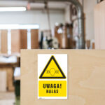 Tabliczka UWAGA HAŁAS - obrazek 4
