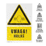 Tabliczka UWAGA HAŁAS - obrazek 2
