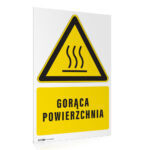 Tabliczka UWAGA GORĄCA POWIERZCHNIA