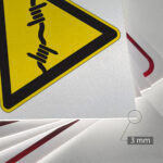 Tabliczka UWAGA DRUT KOLCZASTY - obrazek 3