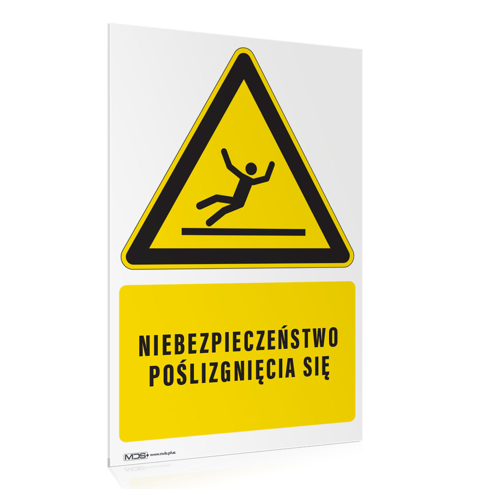 235b7599c1e101921e2e1dd8ce276d5f.jpg Tabliczka NIEBEZPIECZEŃSTWO POŚLIZGNIĘCIA SIĘ - obrazek 1