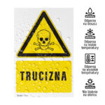Tabliczka ostrzegawcza TRUCIZNA - obrazek 2