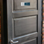 Tabliczka WC damski I dibond szczotkowany I 10x30 cm I - obrazek 2