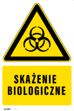 Tabliczka UWAGA SKAŻENIE BIOLOGICZNE - obrazek 6