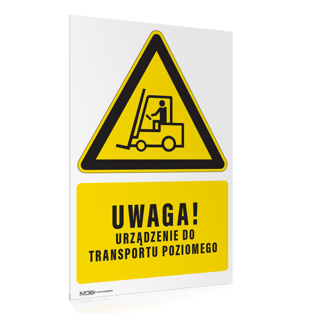 564fdb74568d4b11745d1cc004be4ceb.jpg Tabliczka ostrzegawcza TRANSPORT POZIOMY - obrazek 1