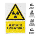 Tabliczka SUBSTANCJE RADIOAKTYWNE - obrazek 4