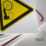 Tabliczka NIEBEZPIECZEŃSTWO ZGNIECENIA NOGI - obrazek 3