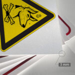 Tabliczka UWAGA ZŁY PIES - obrazek 3