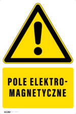 Tabliczka POLE ELEKTROMAGNETYCZNE - obrazek 5