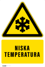 Tabliczka UWAGA NISKA TEMPERATURA - obrazek 6