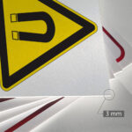 Tabliczka UWAGA SILNE POLE MAGNETYCZNE - obrazek 3