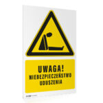 Tabliczka NIEBEZPIECZEŃSTWO UDUSZENIA