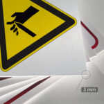 Tabliczka NIEBEZPIECZEŃSTWO OBCIĘCIA PALCÓW - obrazek 3