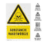 Tabliczka ostrzegawcza - Substancja Rakotwórcza - obrazek 2