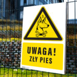 Tabliczka UWAGA ZŁY PIES - obrazek 4