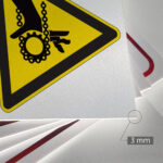 Tabliczka RUCHOME CZĘŚCI MASZYNY - obrazek 3