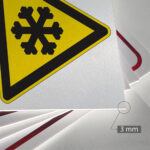 Tabliczka UWAGA NISKA TEMPERATURA - obrazek 4