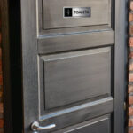 Tabliczka Toaleta damska I 10x30cm I dibond szczotkowany SE1 - obrazek 2