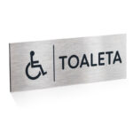 Tabliczka Toaleta Osób Niepełnosprawnych I DIBOND I 20x30cm I