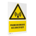 Tabliczka PROMIENIOWANIE NIEJONIZUJĄCE