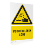 Tablica ostrzegawcza WODOROTLENEK SODU