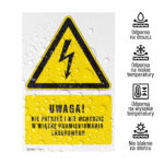 Tabliczka UWAGA WIĄZKA LASEROWA - obrazek 2