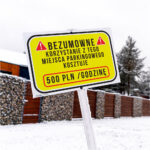 Tabliczka - parking miejsce prywatne, kara - obrazek 5