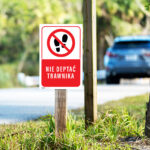 Tabliczka Nie Deptać Trawnika - obrazek 2