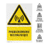Tabliczka PROMIENIOWANIE NIEJONIZUJĄCE - obrazek 2