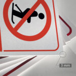 Tabliczka Zakaz Zjeżdżania na Nartach - obrazek 3