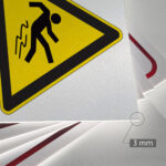 Tabliczka UWAGA ŚLISKO ŚLISKA PODŁOGA - obrazek 3