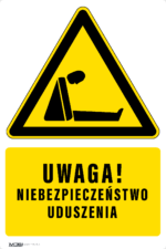 Tabliczka NIEBEZPIECZEŃSTWO UDUSZENIA - obrazek 5
